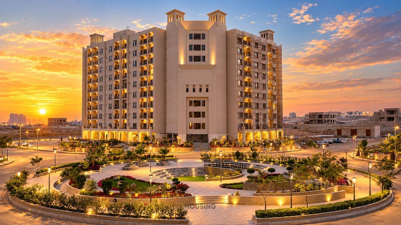 Paragon Towers - 1400 Sqft Apartment for Sale in Bahria Town Karachi