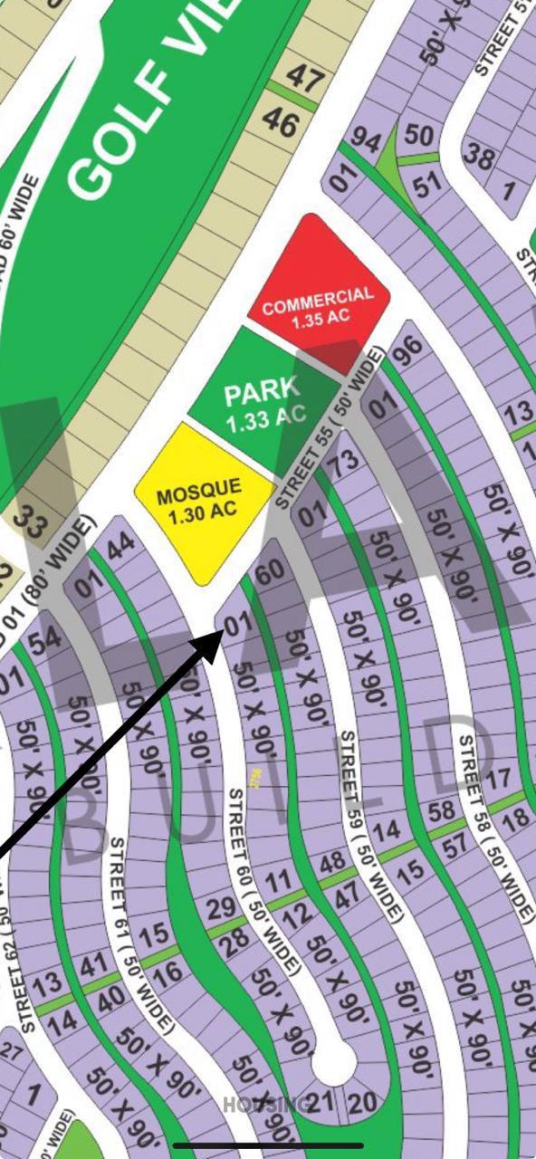 P20 - Golf City - 990 Sqy for Sale in Bahria Town Karachi