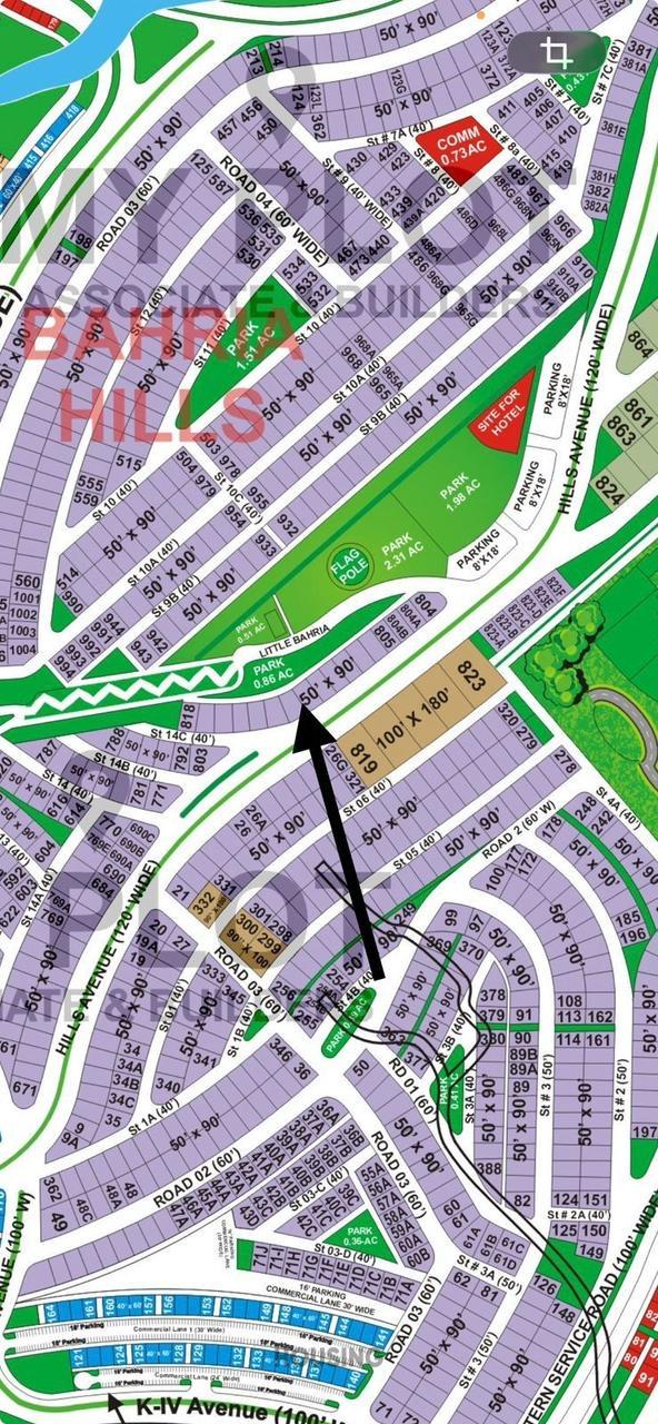 Bahria Hills - 500 Sqy for Sale in Bahria Town Karachi