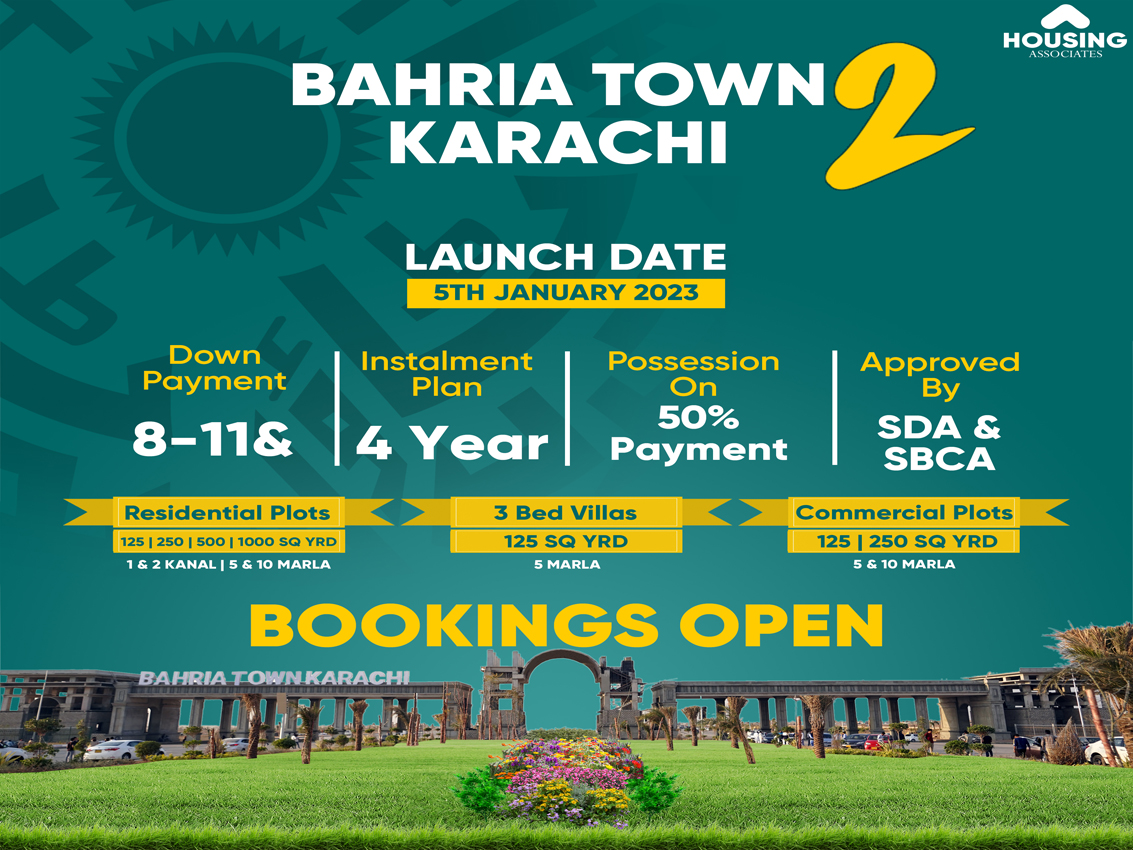 Bahria town karachi 2 prices
